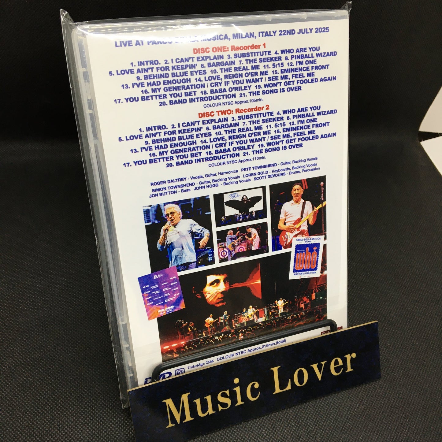 THE WHO / MILAN 2025 (2DVDR)