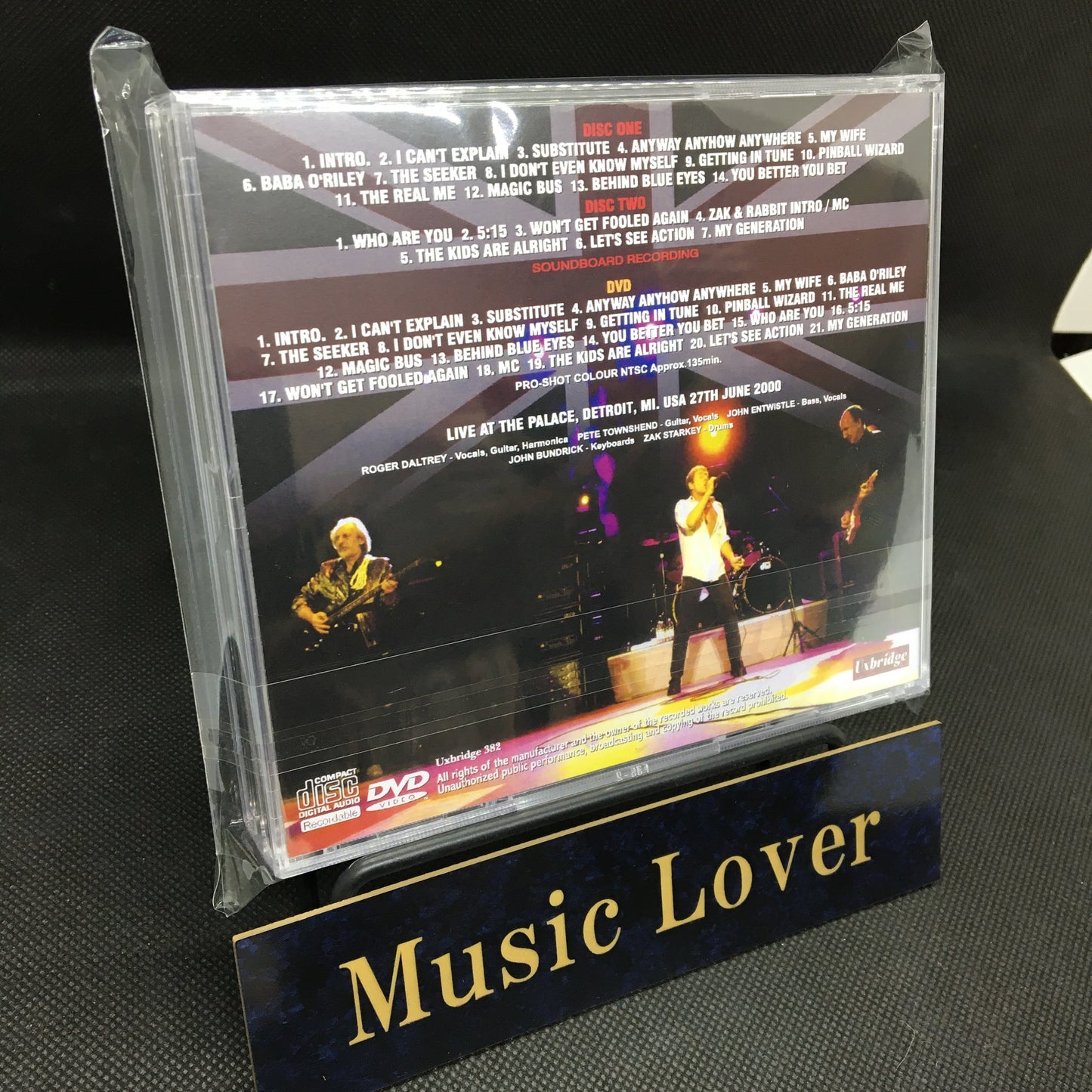 THE WHO / ANYWHERE IN DETROIT 2000 (2CDR+1DVDR)