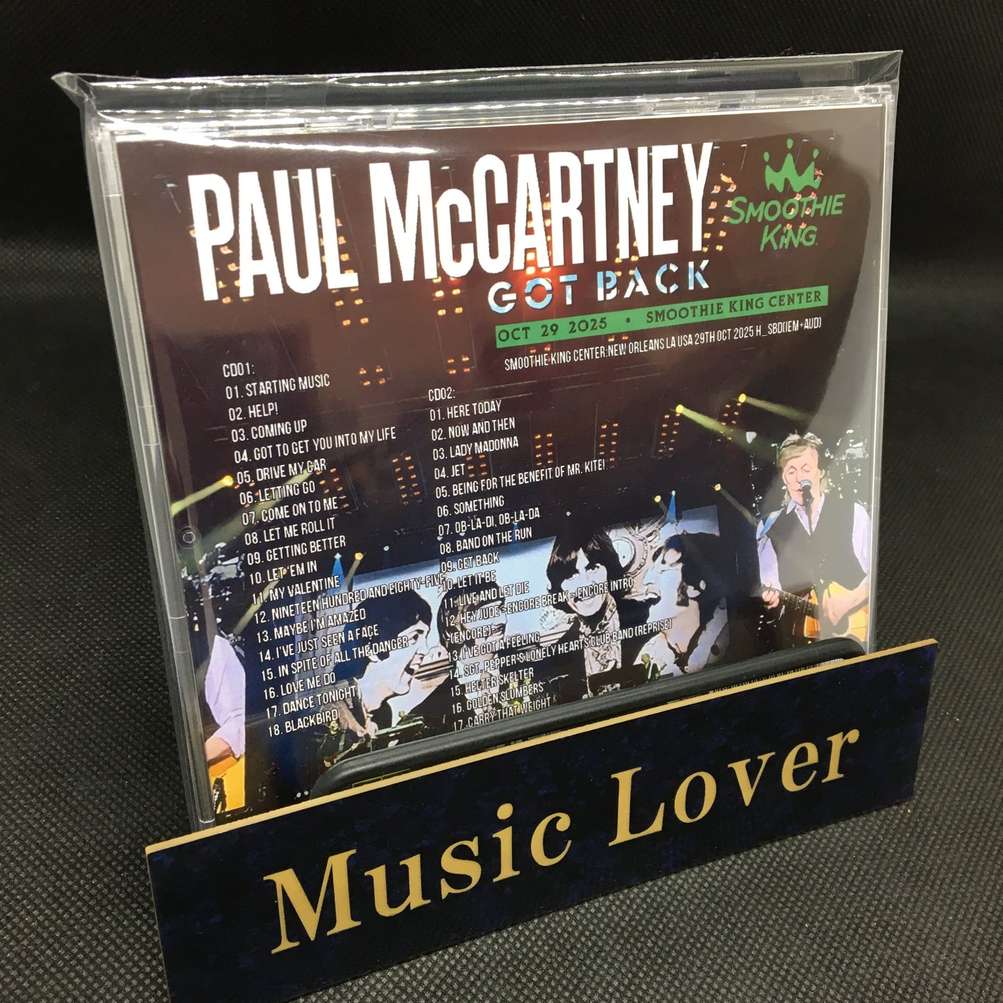 Paul McCartney / Got Back Tour 2025 Smoothie King Center (2CDR)