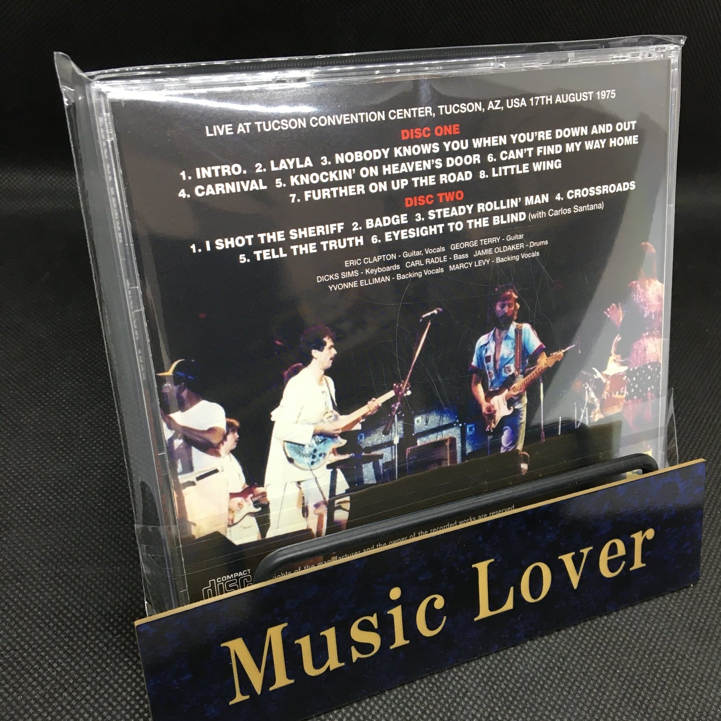 ERIC CLAPTON / TUCSON 1975 SOUNDBOARD MASTER (2CD)