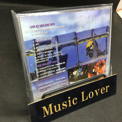 BLACK SABBATH / ABILENE 1978 SOUNDBOARD (1CD)