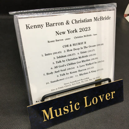 Kenny Barron & Christian McBride / New York 2023 STEREO SOUNDBOARD (1CDR+1BDR)