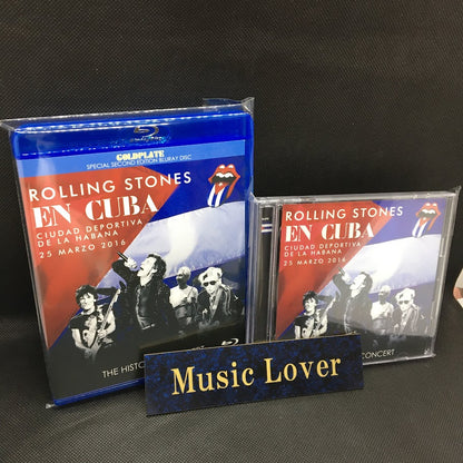 THE ROLLING STONES / EN CUBA THE HISTORIC CONCERT 2016 (2CD+1BDR)