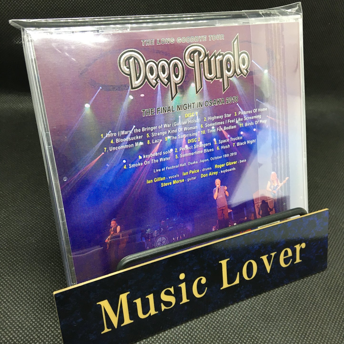 DEEP PURPLE / THE FINAL NIGHT IN OSAKA 2018 (2CDR)