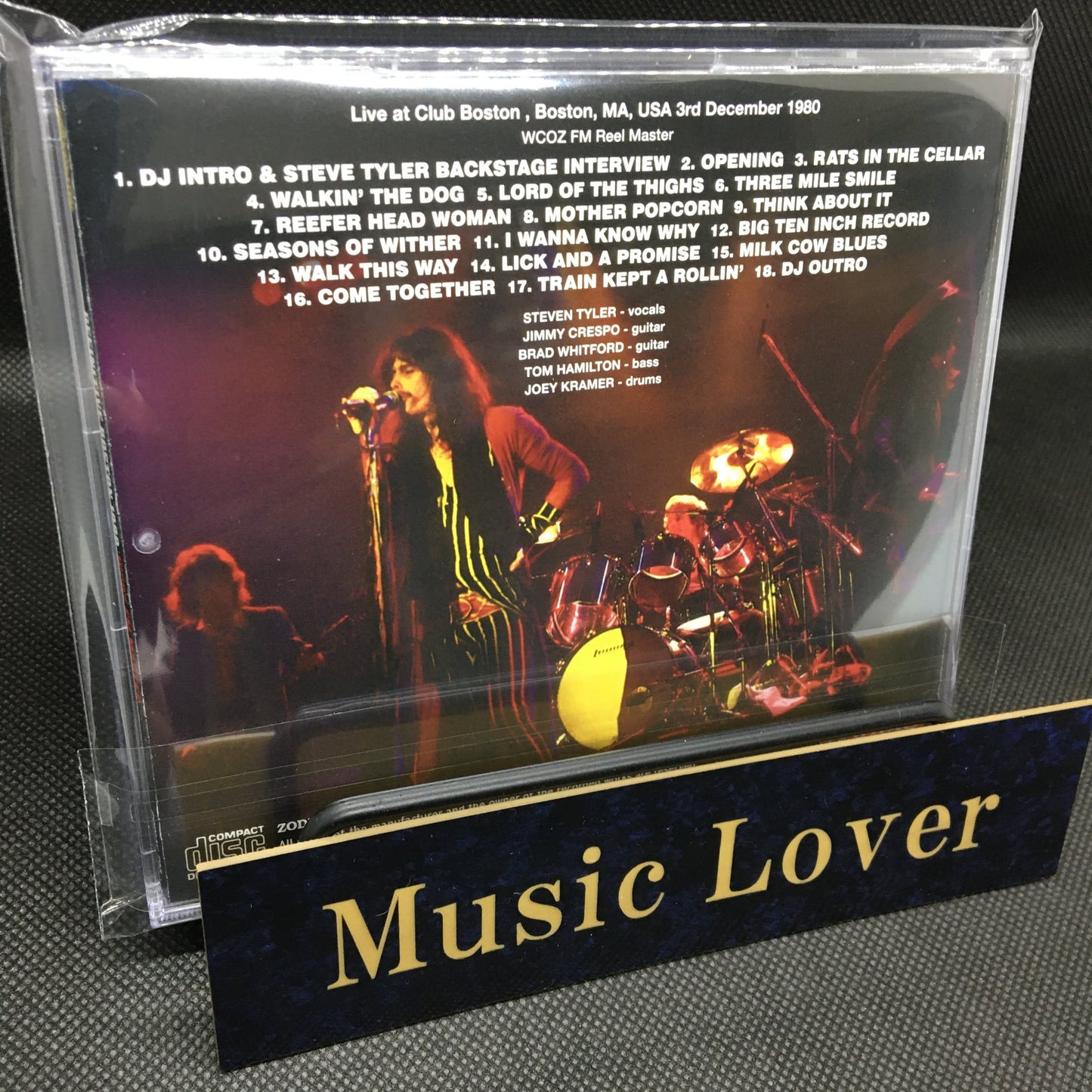 AEROSMITH / DEFINITIVE BOSTON 1980 WCOZ FM MASTER STEREO SOUNDBOARD (1CD)