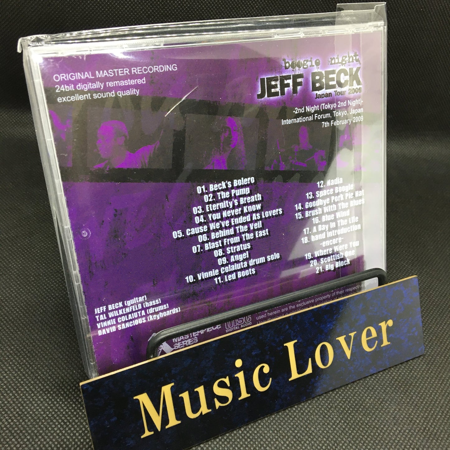 Jeff Beck / Boogie Night 2009 Tokyo 2nd Night XAVEL-SMS-002 (1CD)