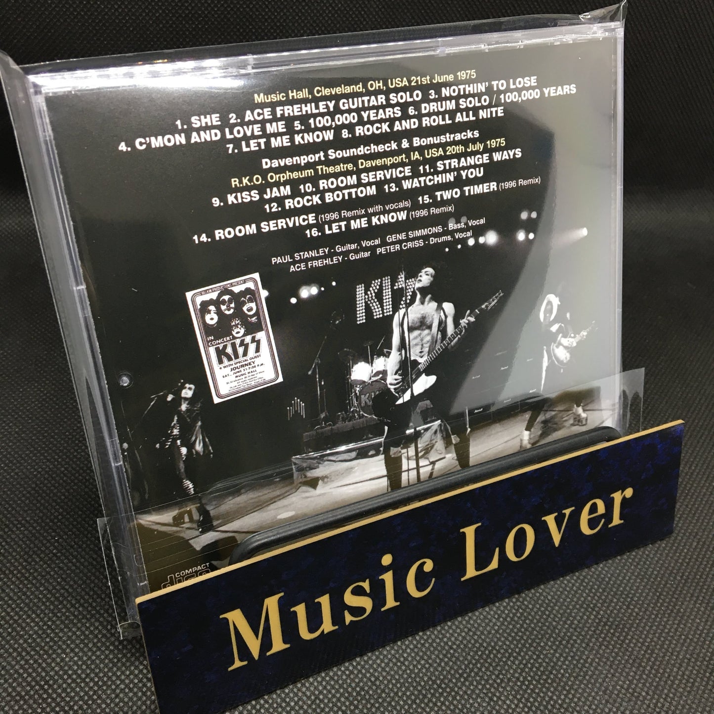 KISS / CLEVELAND 1975 THE LOST KISS ALIVE! SOUNDBOARD (1CD)