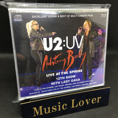 U2 / THE SPHERE 2023 12TH SHOW (2CDR+BONUS 1BDR) Lady Gaga