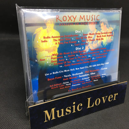 ROXY MUSIC / AVALON IN NEW YORK SOUNDBOARD (2CDR)
