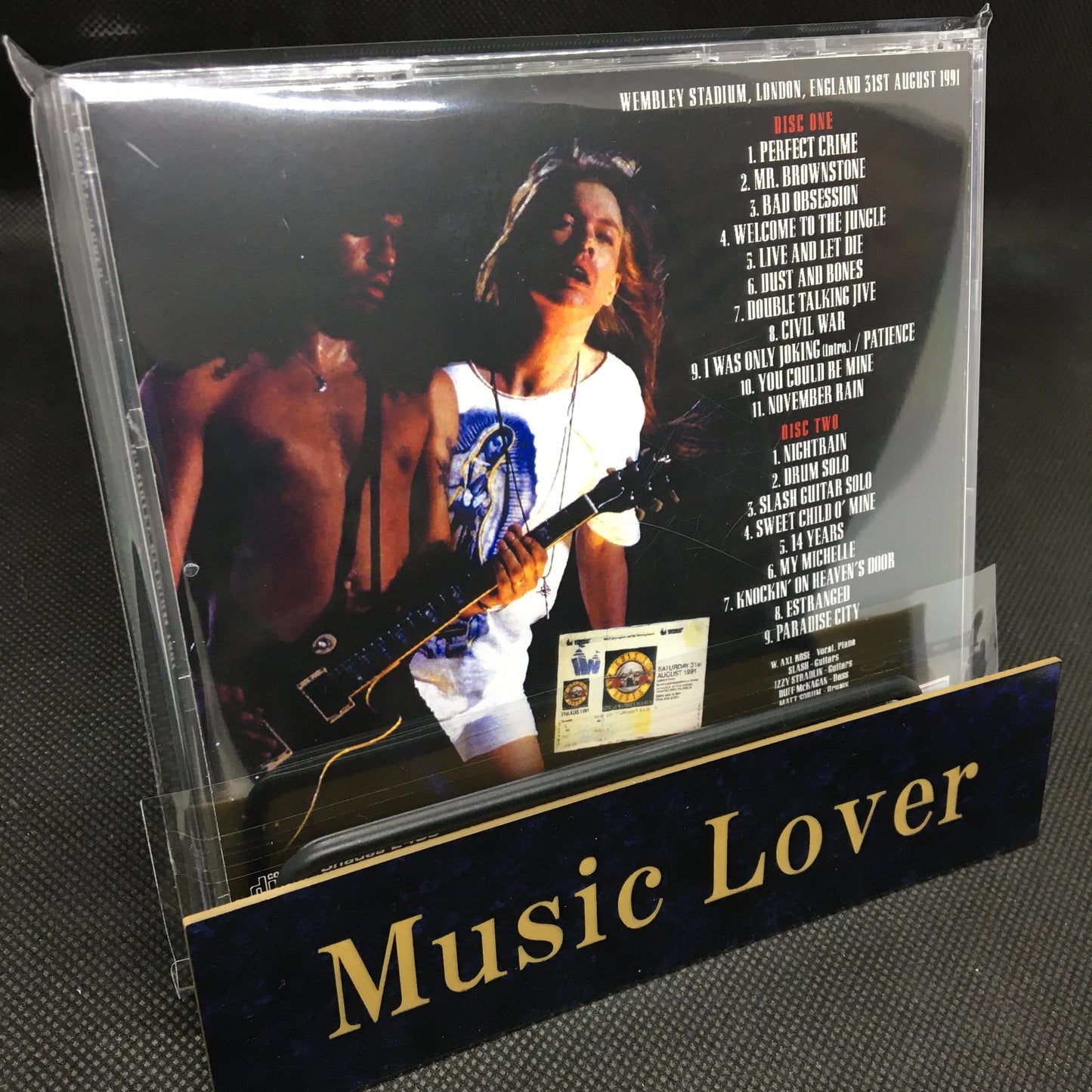 GUNS N' ROSES / WEMBLEY STADIUM 1991 (2CDR)