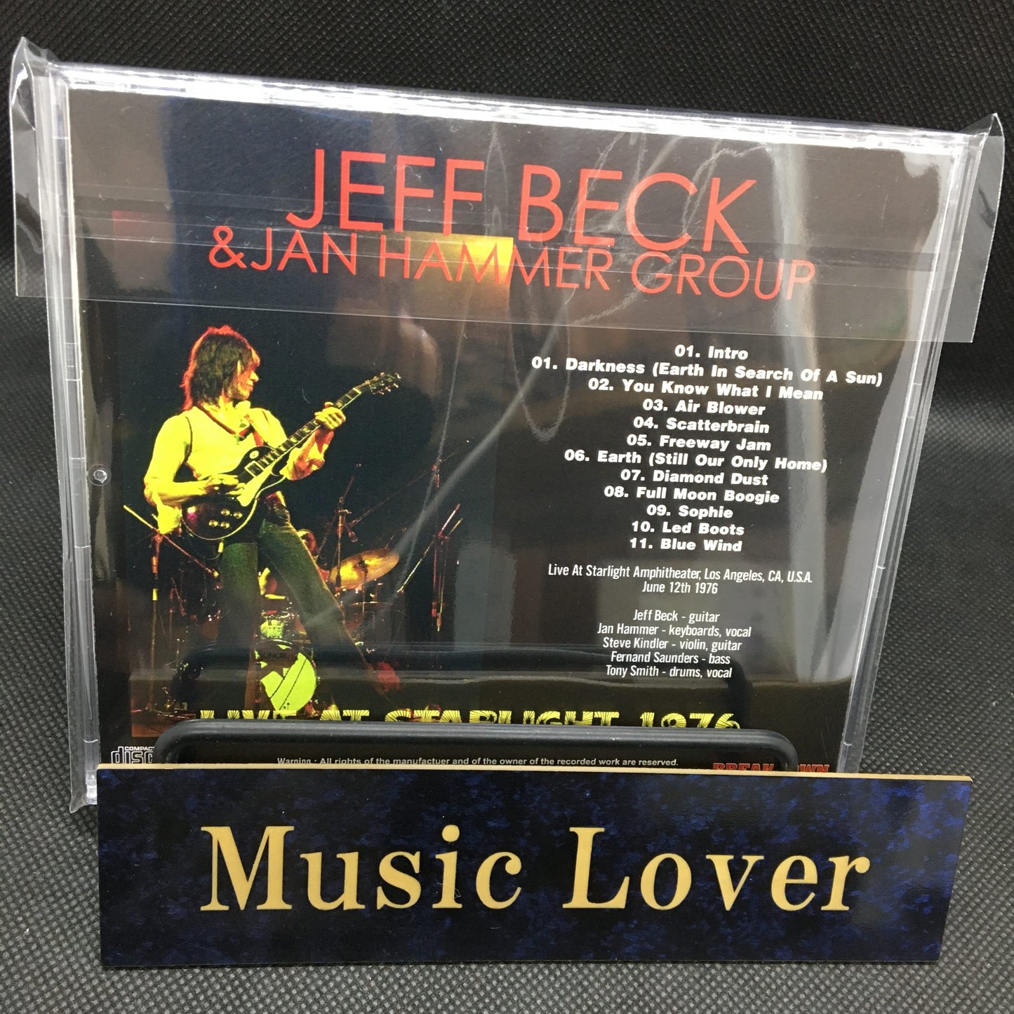 JEFF BECK & JAN HAMMER GROUP / LIVE AT STARLIGHT 1976 (1CDR)