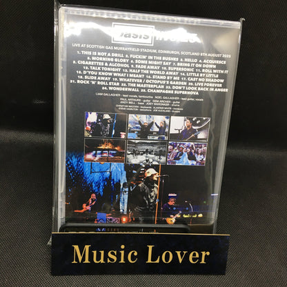 OASIS / EDINBURGH 2025 1ST NIGHT THE VIDEO GREAT SHOOTING FROM UL TOUR (1DVDR)