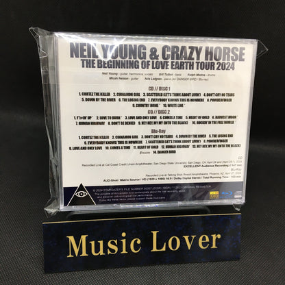 NEIL YOUNG & CRAZY HORSE / THE BEGINNING OF LOVE EARTH TOUR 2024 (2CDR+1BDR)