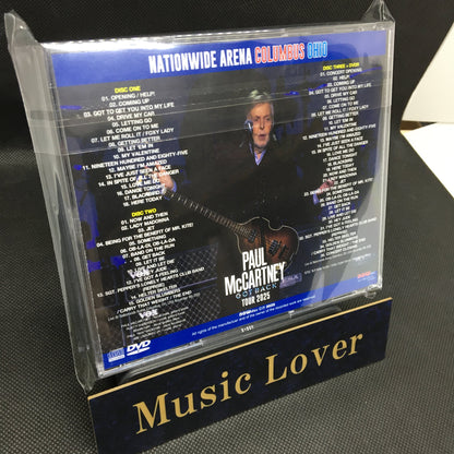 PAUL McCARTNEY / GOT BACK TOUR 2025 NATIONWIDE ARENA, COLUMBUS, OHIO (2CDR+1DVDR)