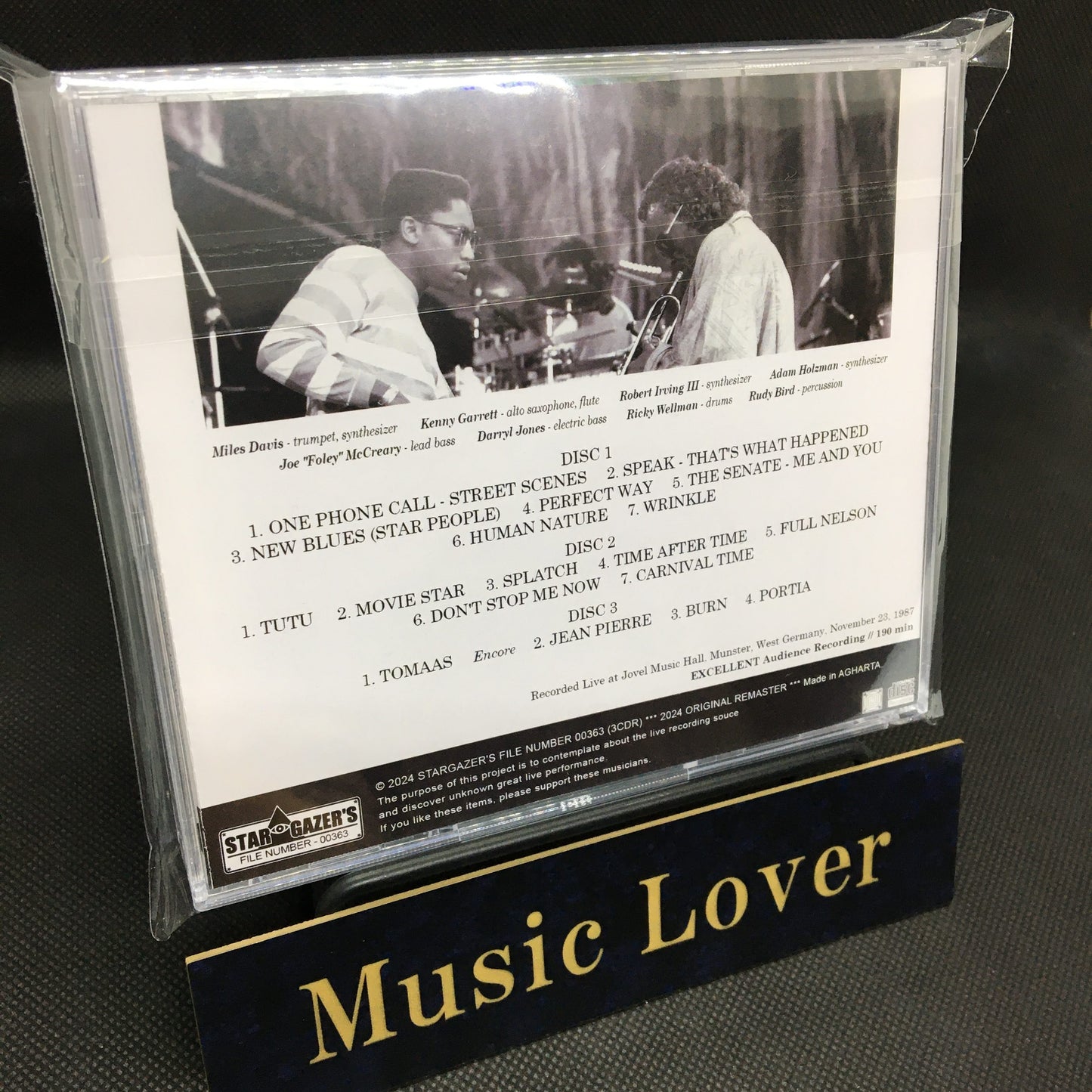 MILES DAVIS / CONCERT IN MUNSTER 1987 2024 UPGRADE VERSION (3CDR)