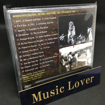 THE WHO / WOODSTOCK 1969 2023 REMASTER (1DVDR)