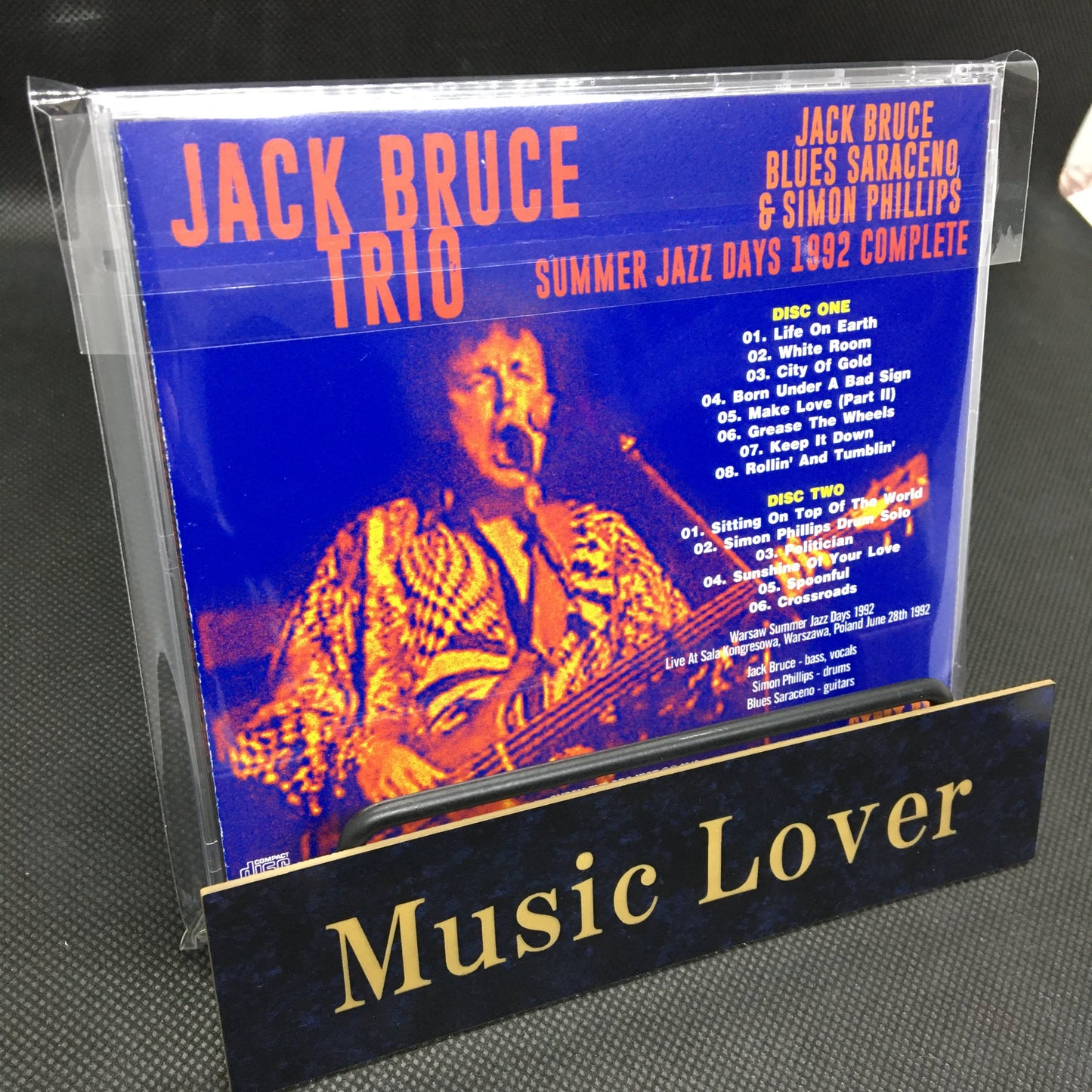 JACK BRUCE TRIO / SUMMER JAZZ DAYS 1992 COMPLETE Soundboard (2CDR)