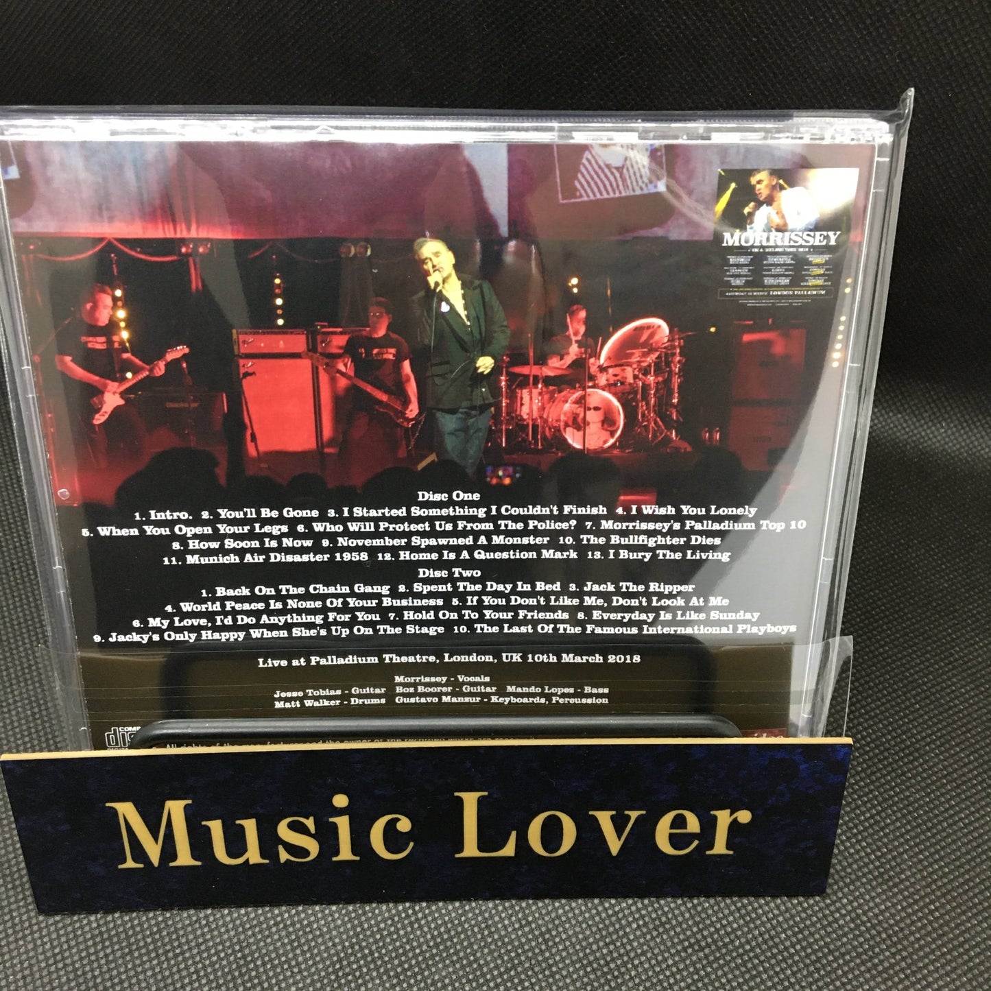 MORRISSEY / LONDON PALLADIUM 2018 (2CDR)