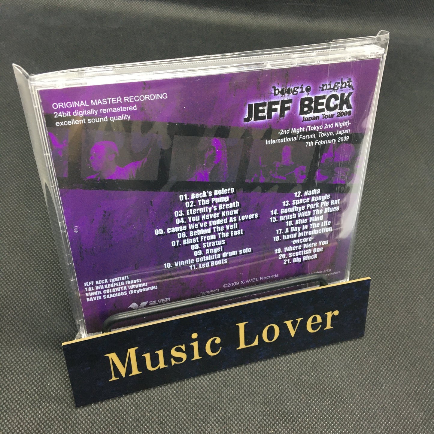 Jeff Beck / Boogie Night 2009 Tokyo 2nd Night XAVEL-SMS-002 (1CD)