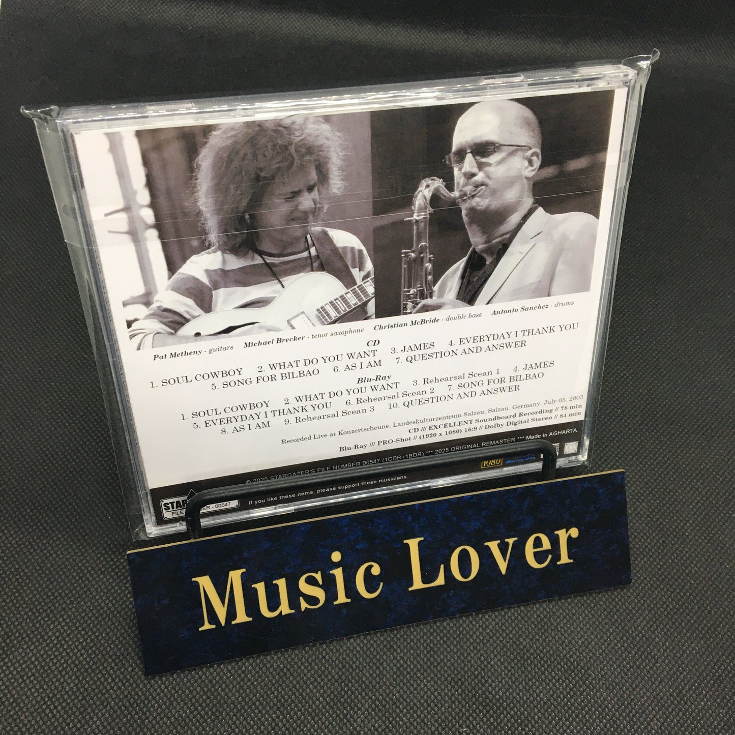 PAT METHENY QUARTET FEATURING MICHAEL BRECKER / LIVE AT JAZZ BALTICA 2003 (1CDR+1BDR)