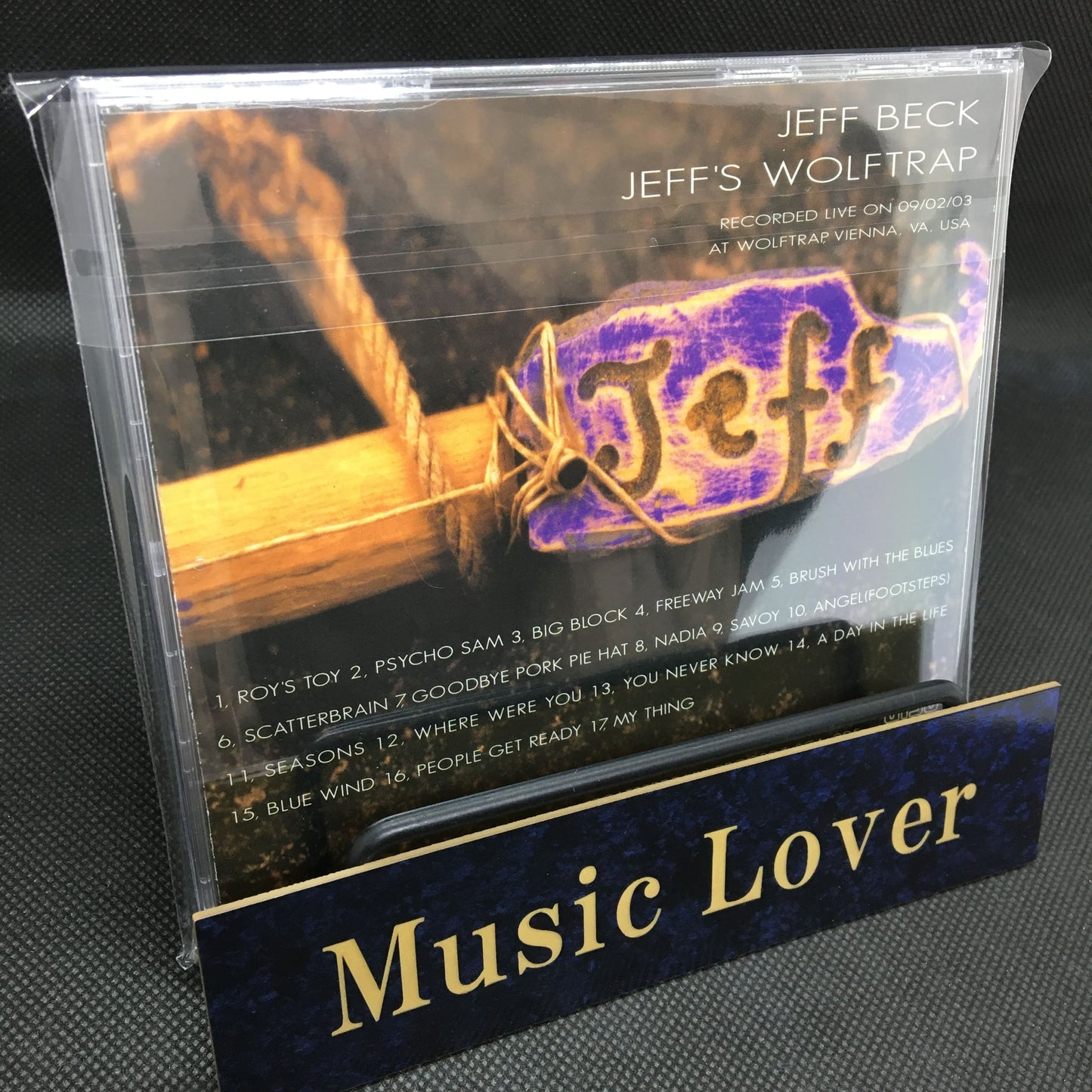 Jeff Beck / Jeff's Wolftrap 2003 Vienna USA Soundboard (1CD)