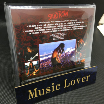 SKID ROW / MONSTERS OF ROCK 1992 STEREO SOUNDBOARD (1CDR)