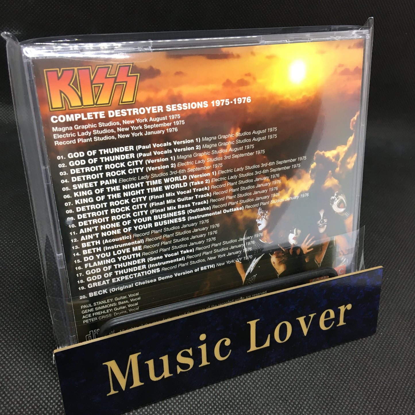 KISS / COMPLETE DESTROYER SESSIONS 1975-1976 (1CD)