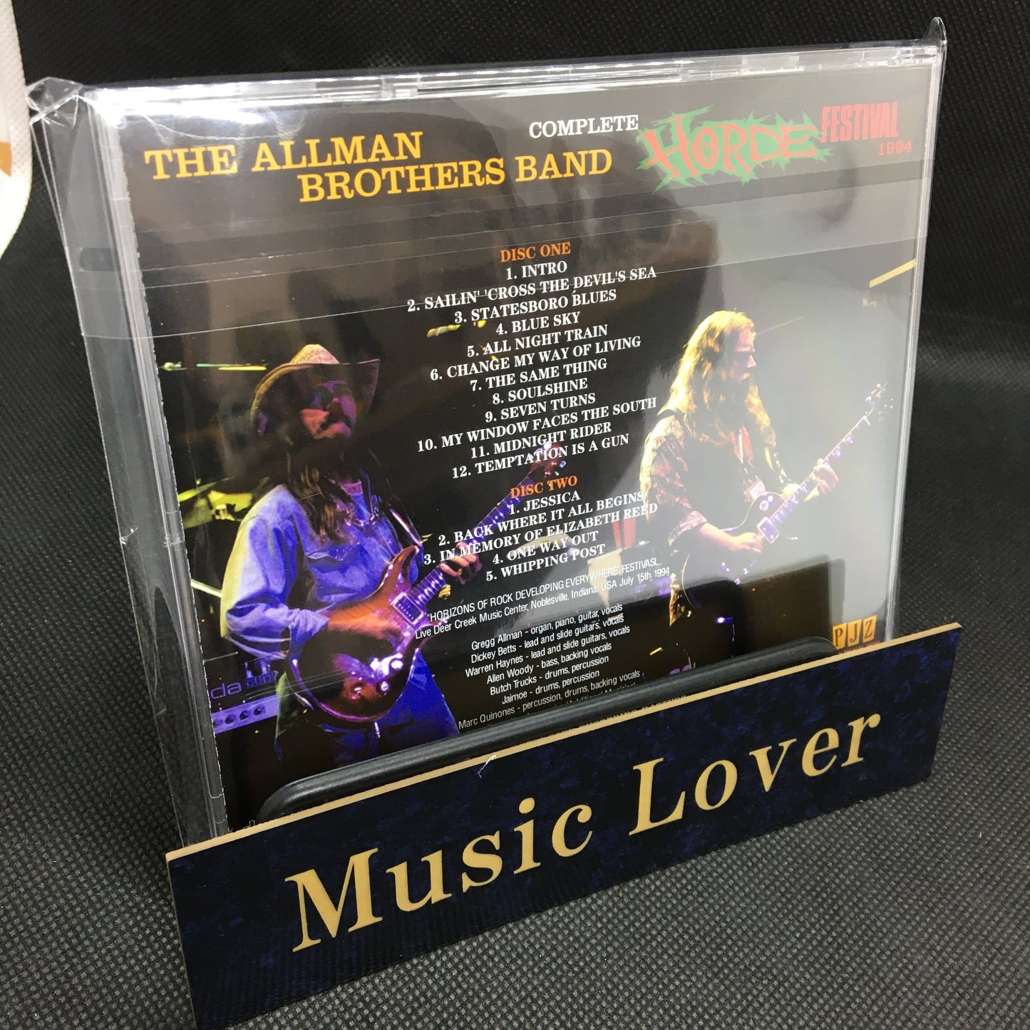 THE ALLMAN BROTHERS BAND / COMPLETE H.O.R.D.E. FESTIVAL 1994 (2CDR)