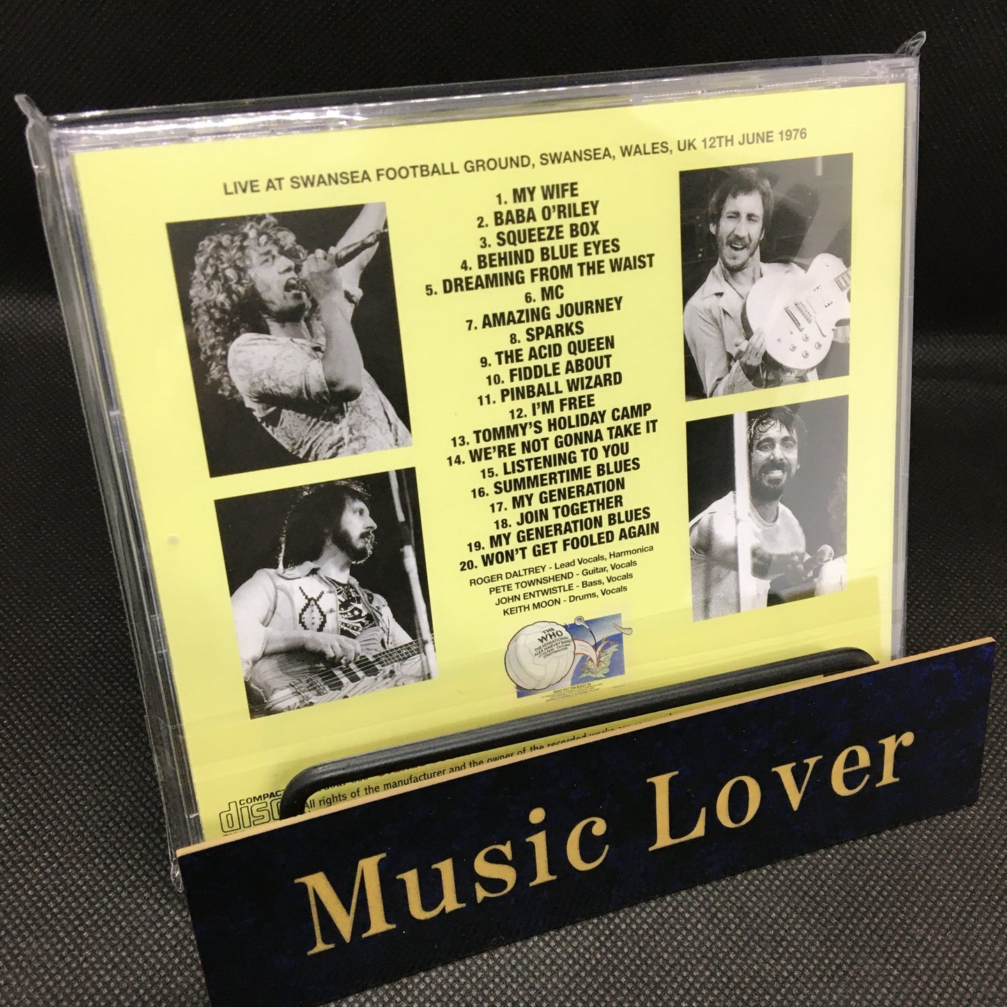 THE WHO / SWANSEA 1976 SOUNDBOARD (1CD)