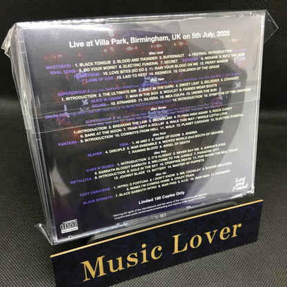 V.A. (BLACK SABBATH and FRIENDS) / BACK TO THE BEGINNING (6CDR) STEREO SOUNDBOARD