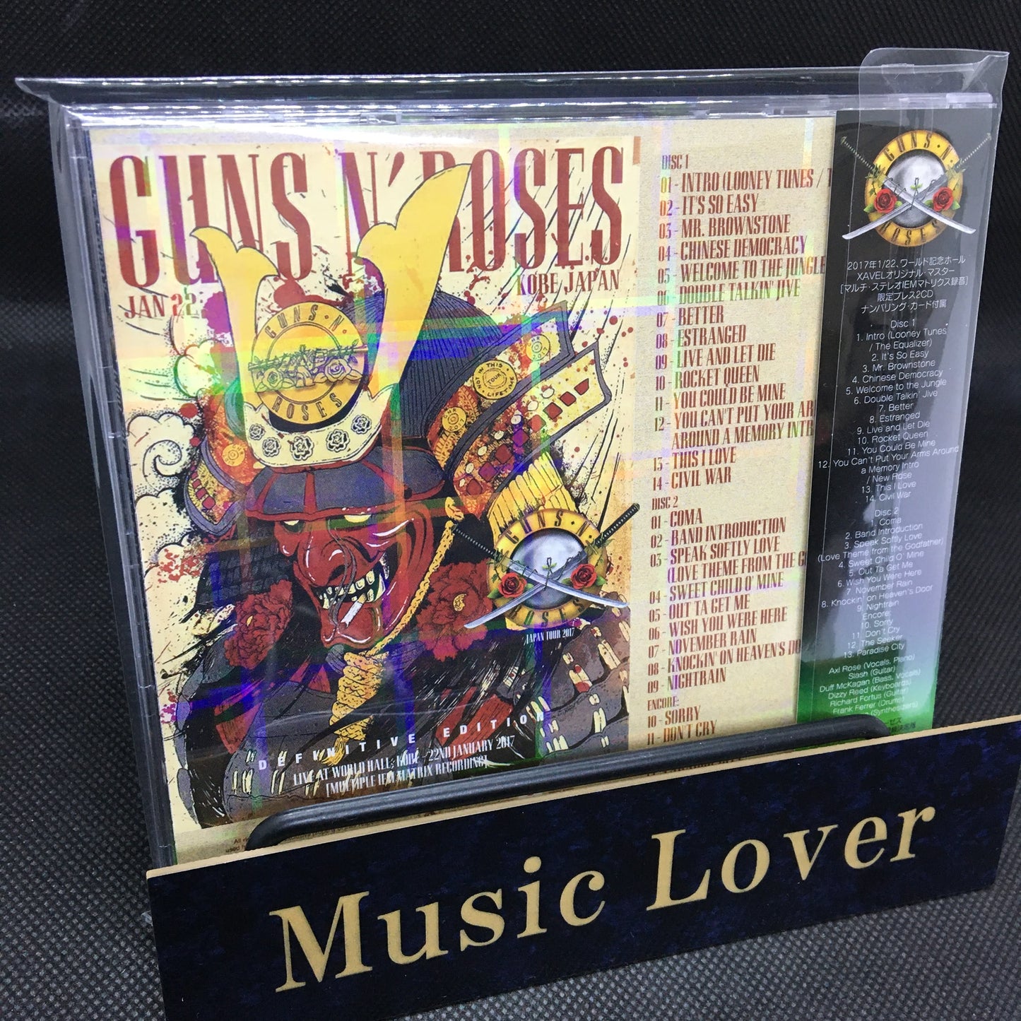 GUNS N' ROSES / KOBE 2017 Definitive Edition Multiple Stereo IEM Sources Matrix Recording (2CD)
