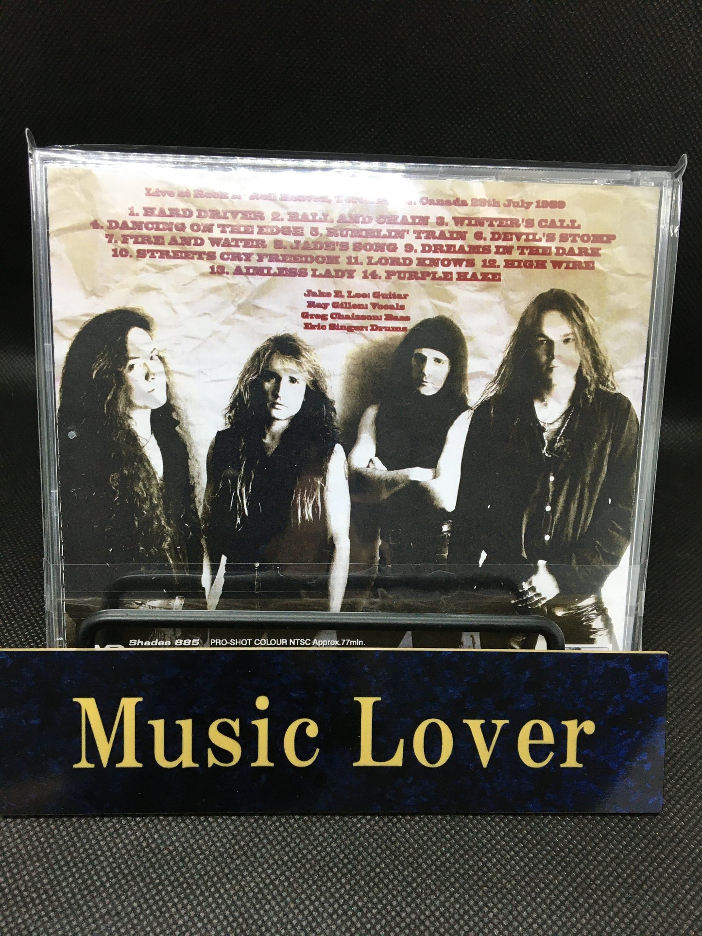 BADLANDS / COMPLETE TORONTO 1989 PRO SHOT (1DVDR)