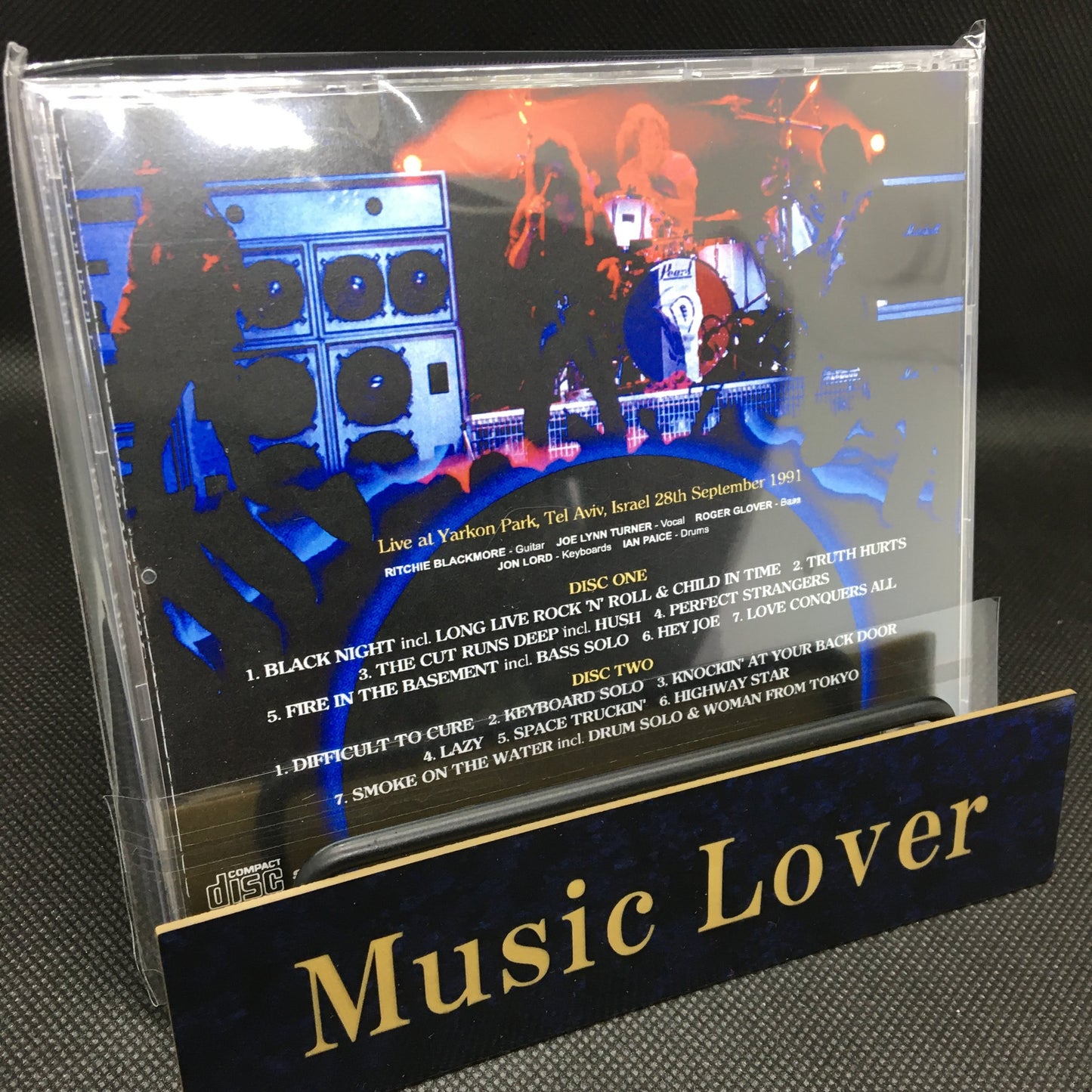 DEEP PURPLE / ISRAEL FIRE TEL AVIV 1991 STEREO SOUNDBOARD (2CDR)