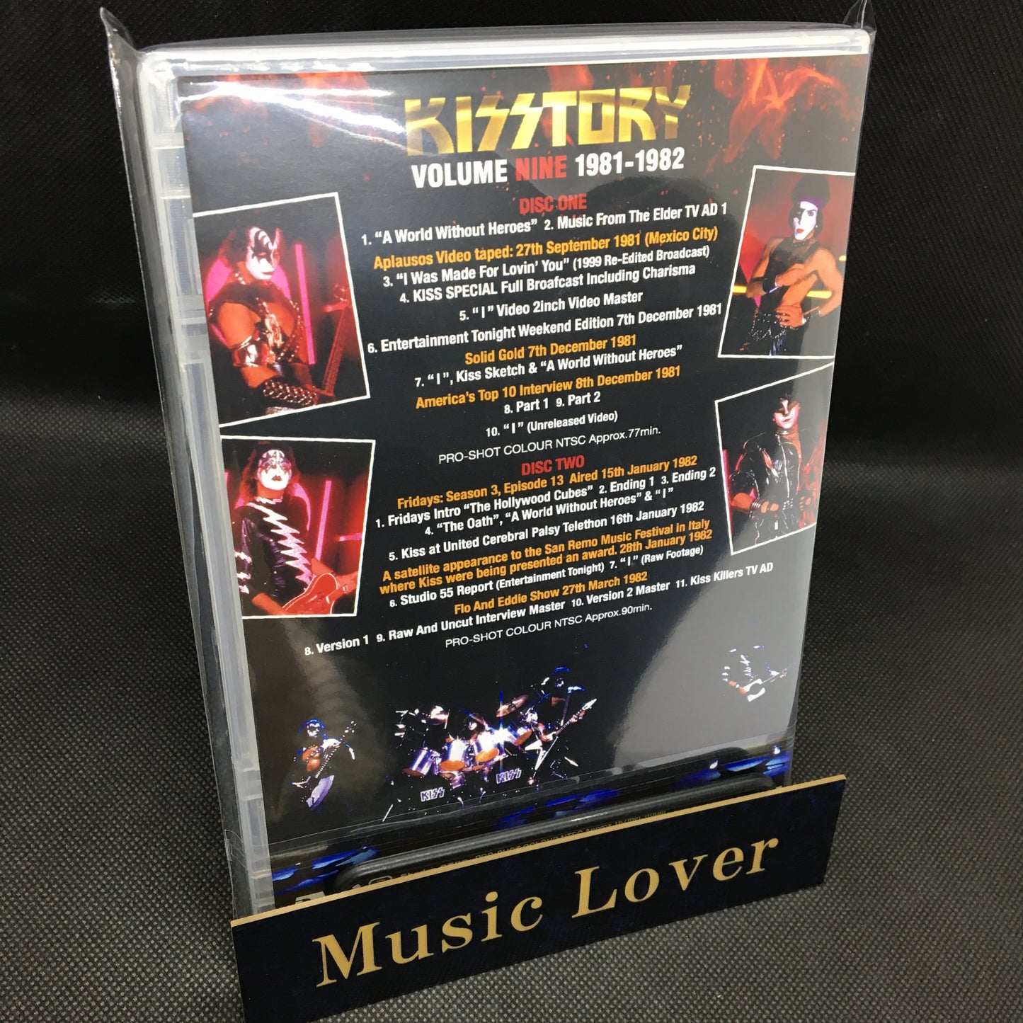 KISS / KISSTORY NINE 1981-1982 MUSIC FROM THE ELDER (2DVDR)