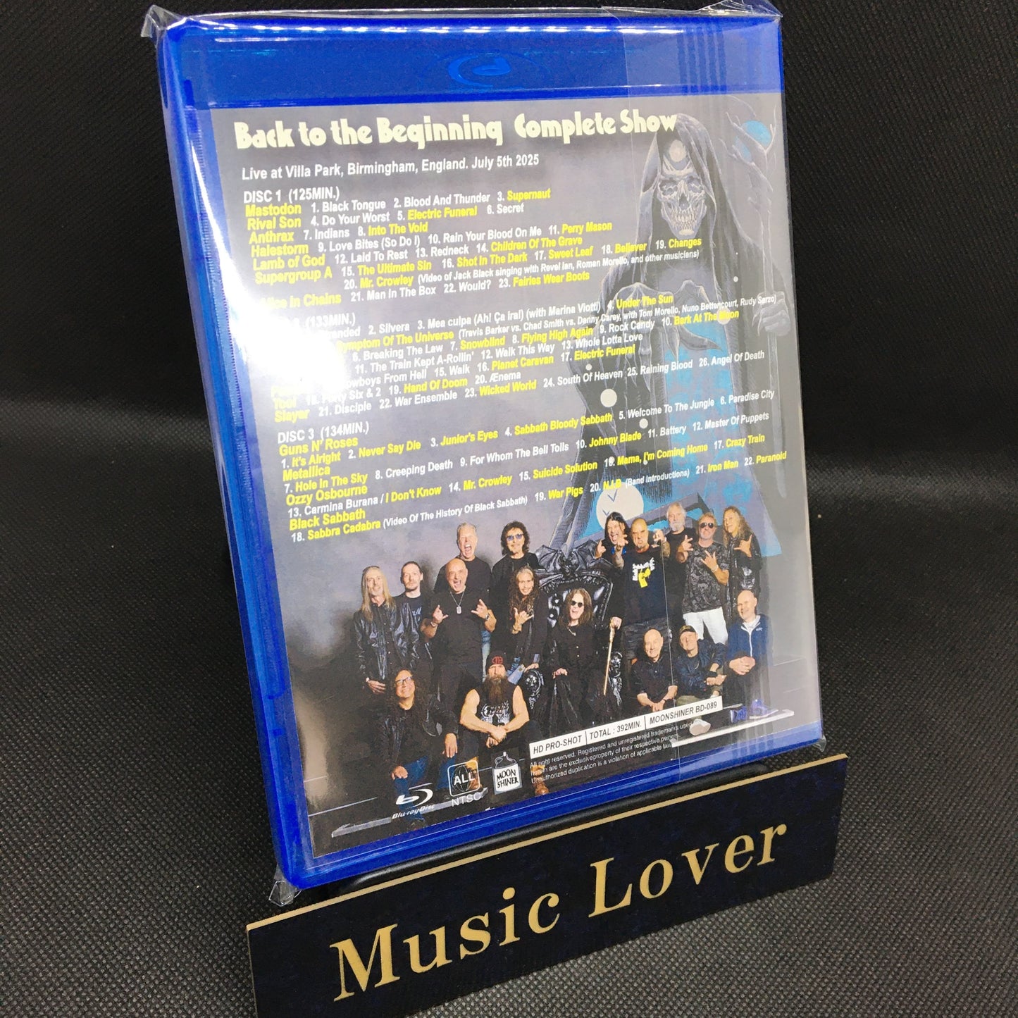 V.A. Black Sabbath and friends / Back to the Beginning Complete Show HD PRO SHOT (3BDR)