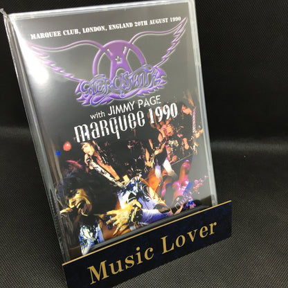 AEROSMITH w/JIMMY PAGE / MARQUEE 1990 (1DVDR)
