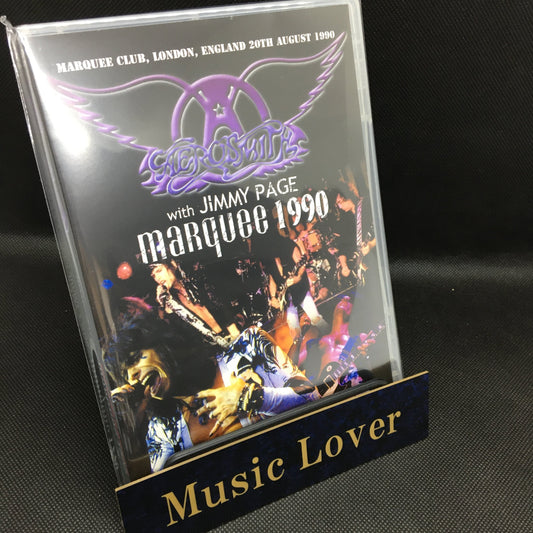 AEROSMITH w/JIMMY PAGE / MARQUEE 1990 (1DVDR)