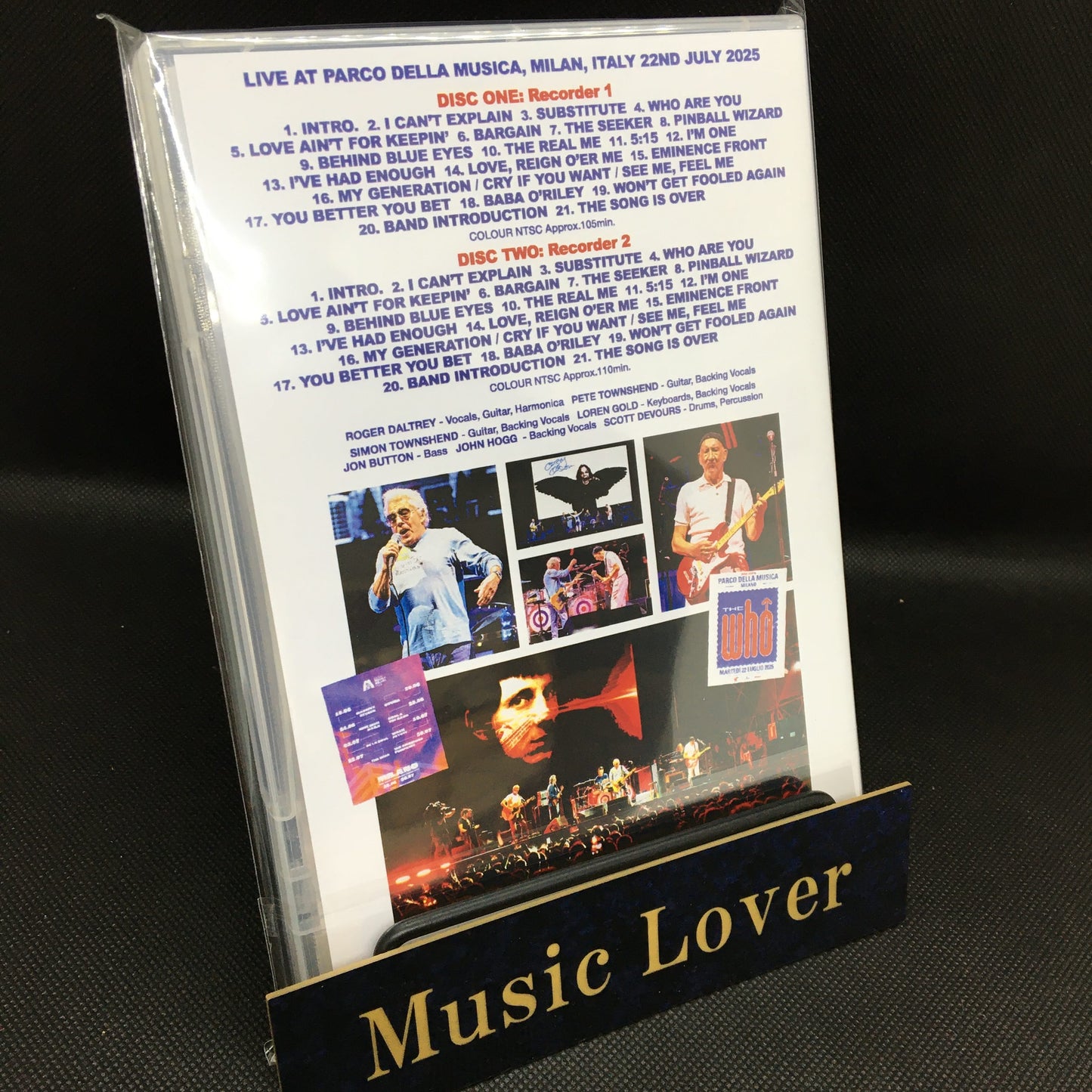 THE WHO / MILAN 2025 (2DVDR)