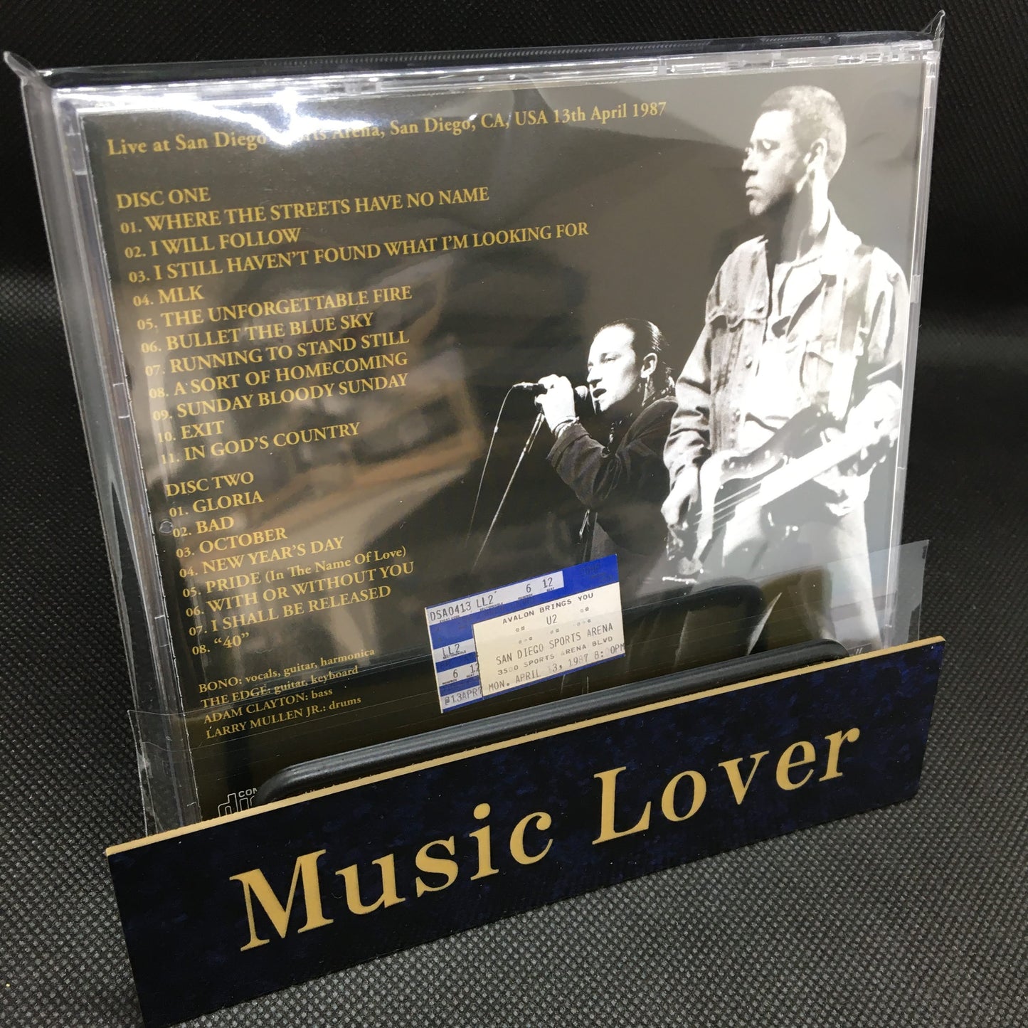 U2 / SAN DIEGO 1987 1ST NIGHT MASTER TAPES (2CD)