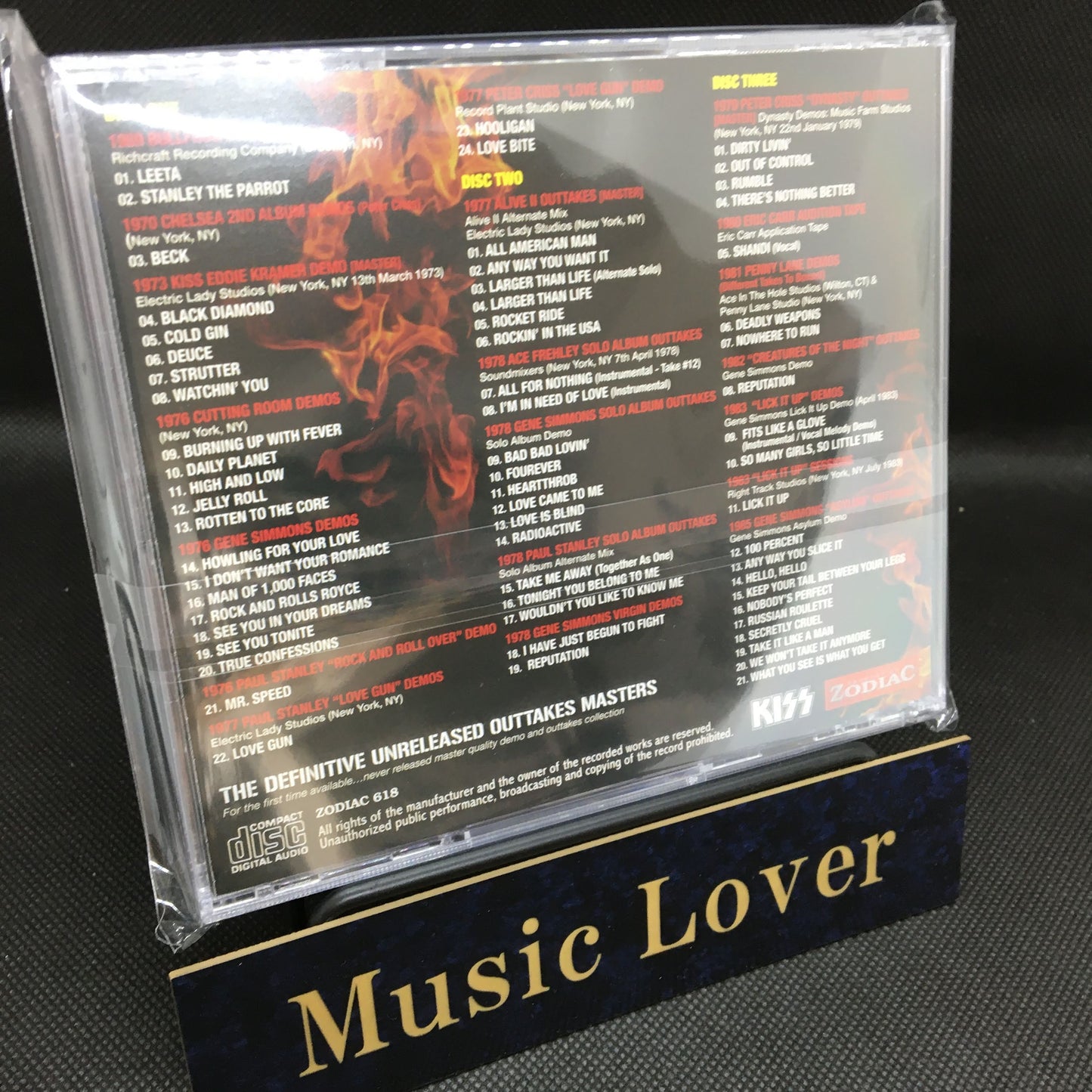 KISS / THE DEFINITIVE UNRELEASED OUTTAKES MASTERS (3CDR)