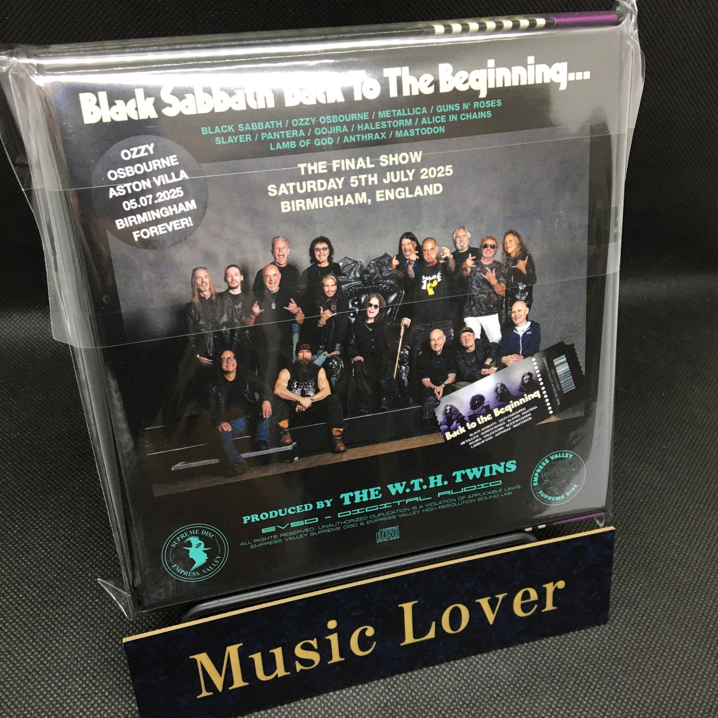 BLACK SABBATH / THE LAST SUPPER Back To The Beginning Last Show Stereo Soundboard 6CD Button badges Limited Box Set