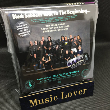 BLACK SABBATH / THE LAST SUPPER Back To The Beginning Last Show Stereo Soundboard 6CD Button badges Limited Box Set