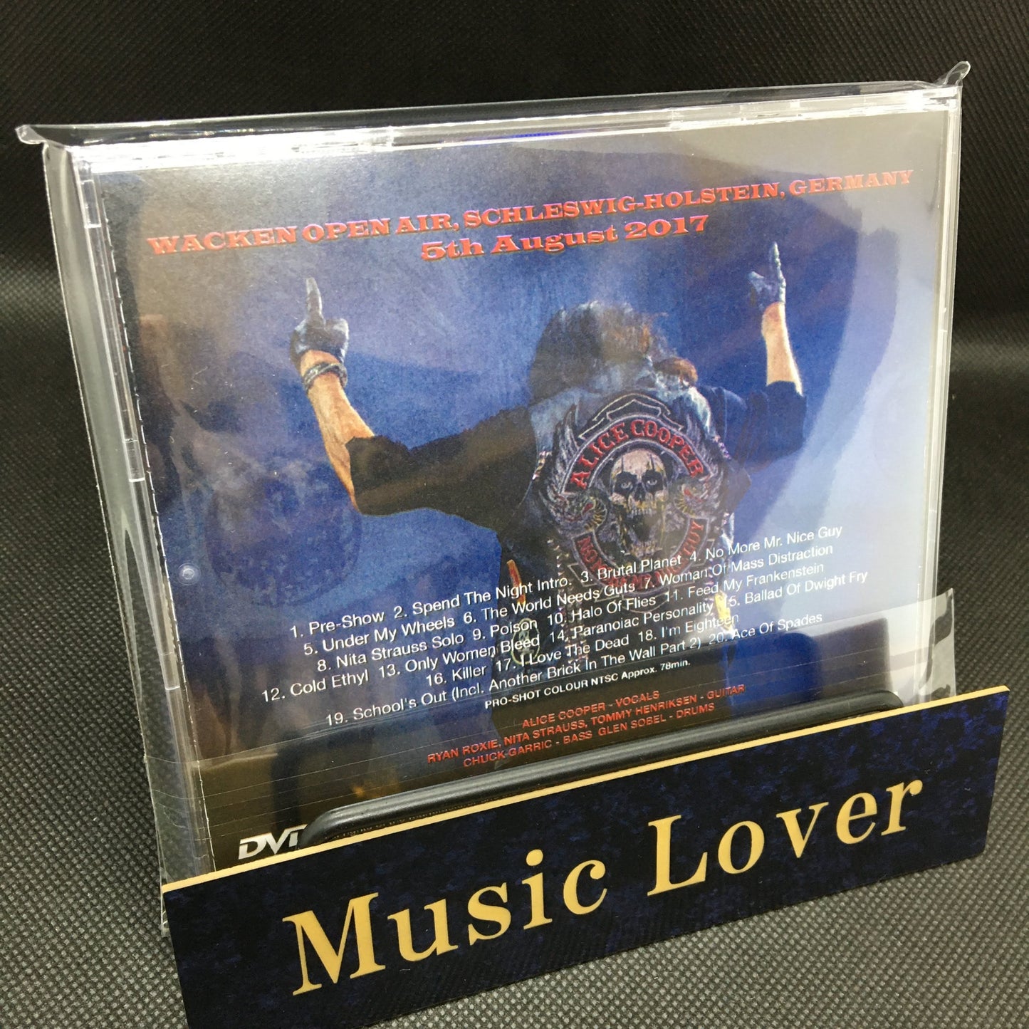 ALICE COOPER / WACKEN 2017 PRO SHOT (1DVDR)