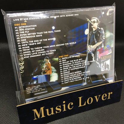 U2 / DEFINITIVE DUBLIN 1993 2ND NIGHT 2025 REMASTER & REMIX STEREO SOUNDBOARD (2CD)