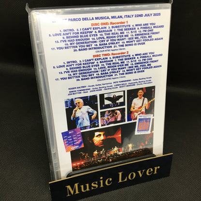 THE WHO / MILAN 2025 (2DVDR)