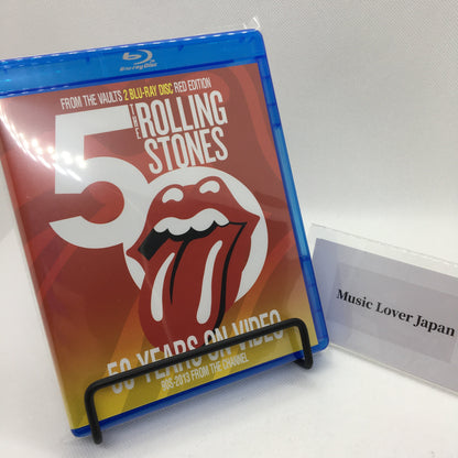 THE ROLLING STONES / 50 YEARS ON VIDEO RED BLU-RAY DISC EDITION (2BDR)