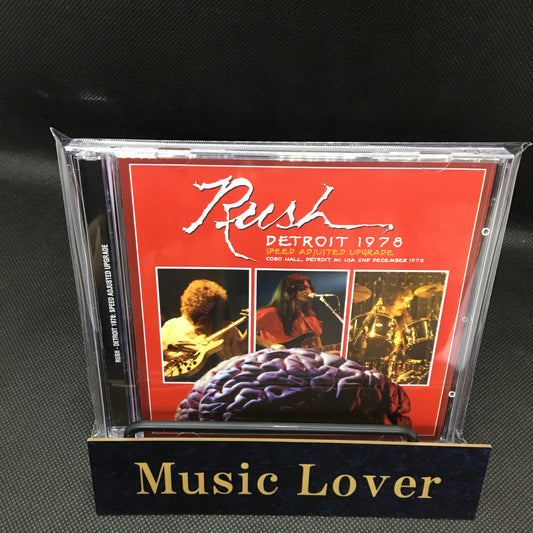 RUSH / DETROIT 1978 SPEED ADJUSTED UPGRADE STEREO SOUNDBOARD (2CDR)