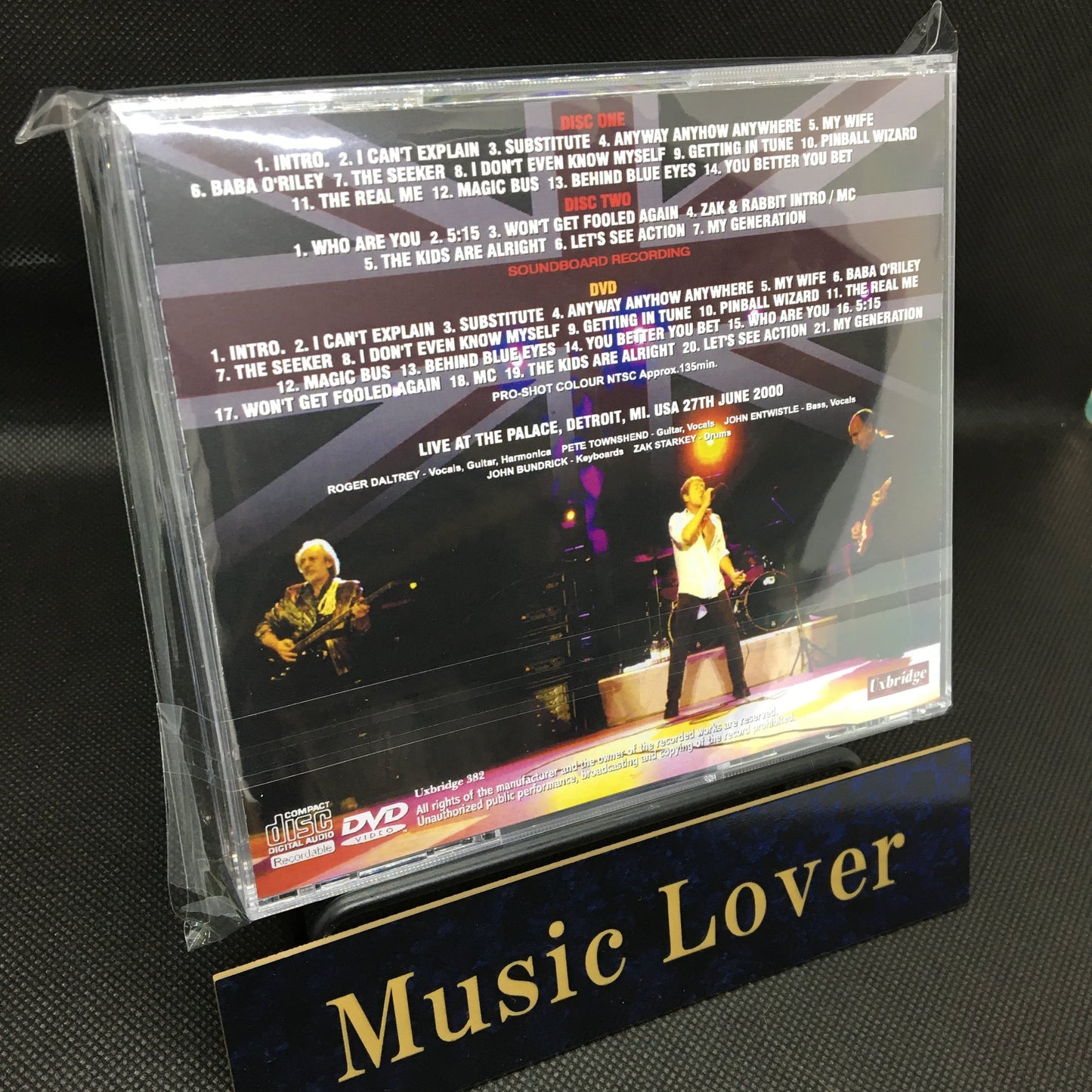 THE WHO / ANYWHERE IN DETROIT 2000 (2CDR+1DVDR)