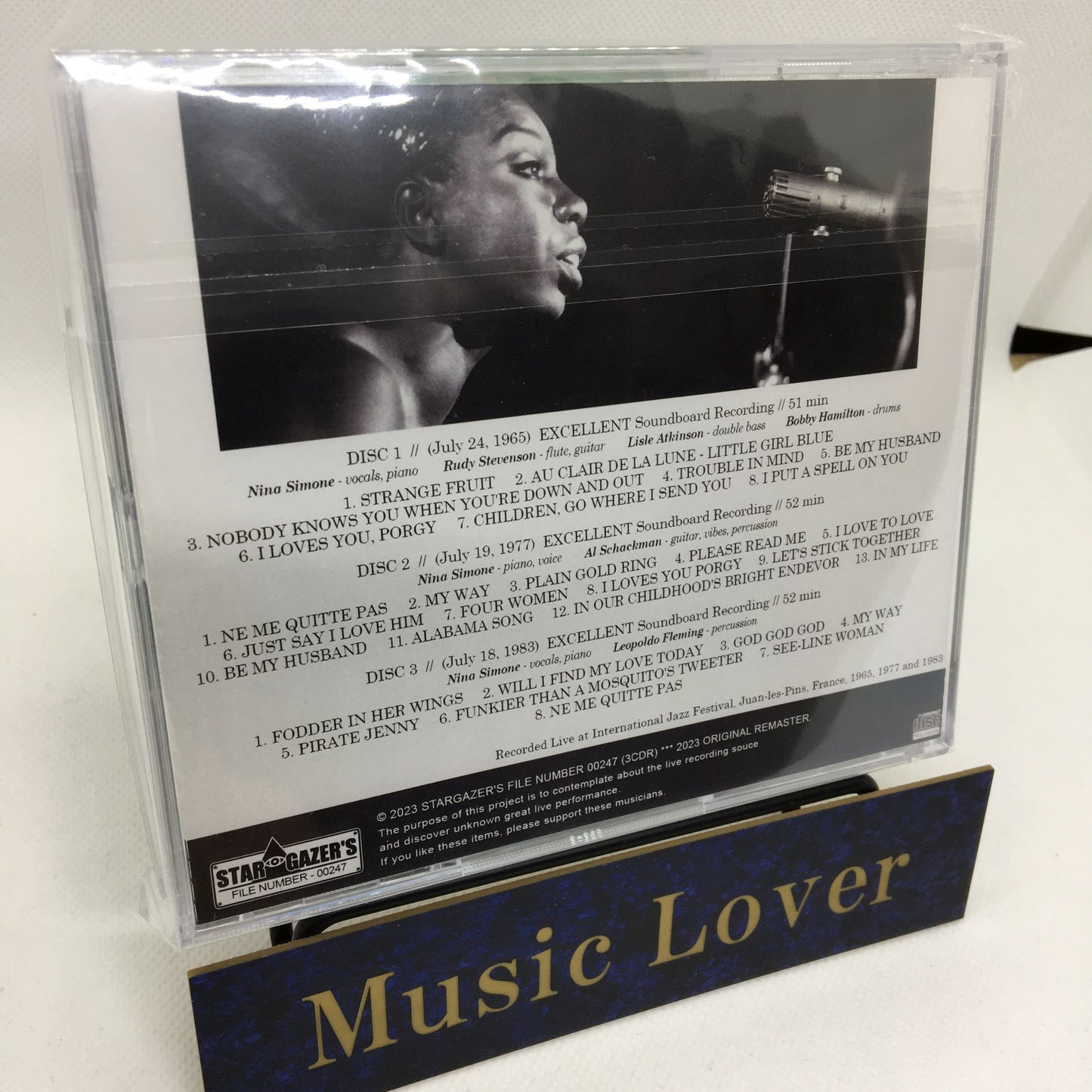 NINA SIMONE / LIVE AT JAZZ A JUAN 1965, 1977 and 1983 (3CDR)