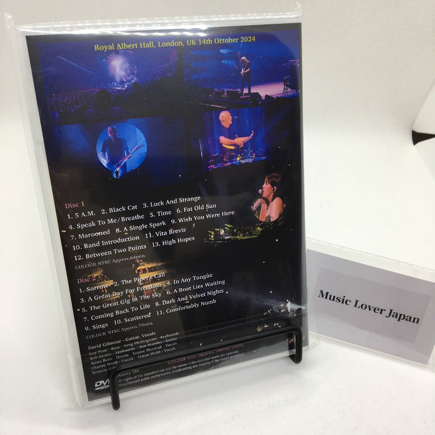 DAVID GILMOUR / ROYAL ALBERT HALL 2024 5TH NIGHT MULTICAM (2DVDR)